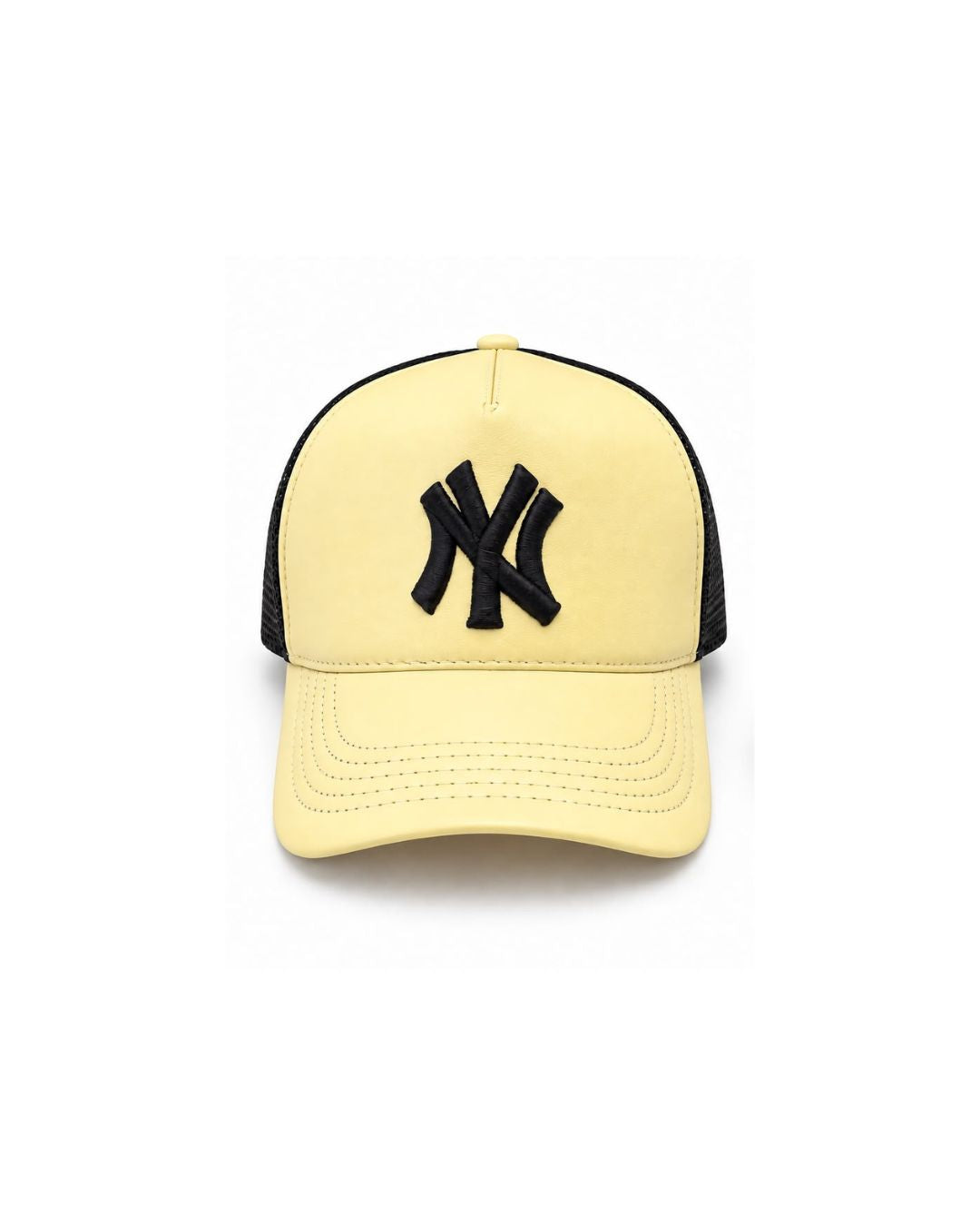 Limited Edition Yellow Leather NY Hat