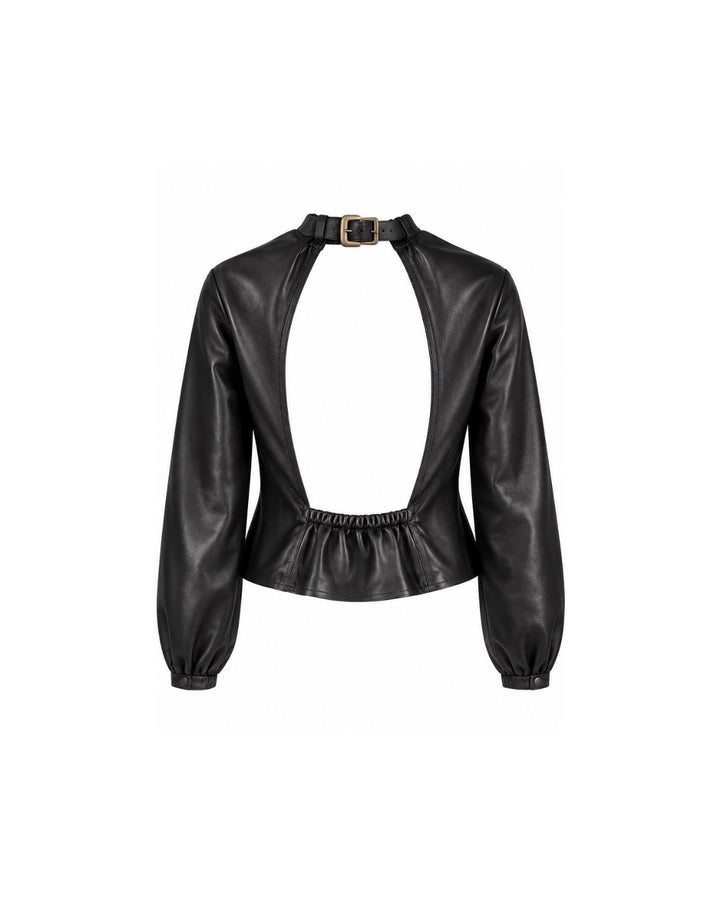 Isabella Leather Top