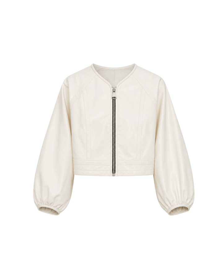 Olive Leather Jacket