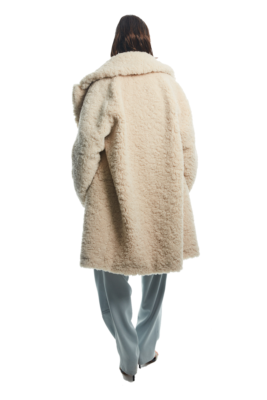 FAUX SHEARLING OVER COAT