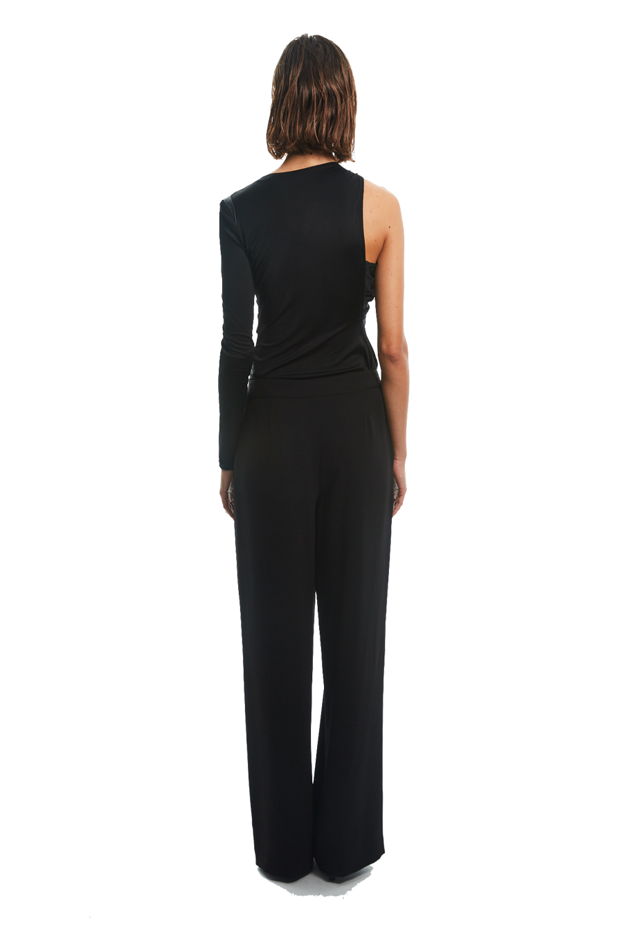 JAPANESE CREPE WIDE PANTS