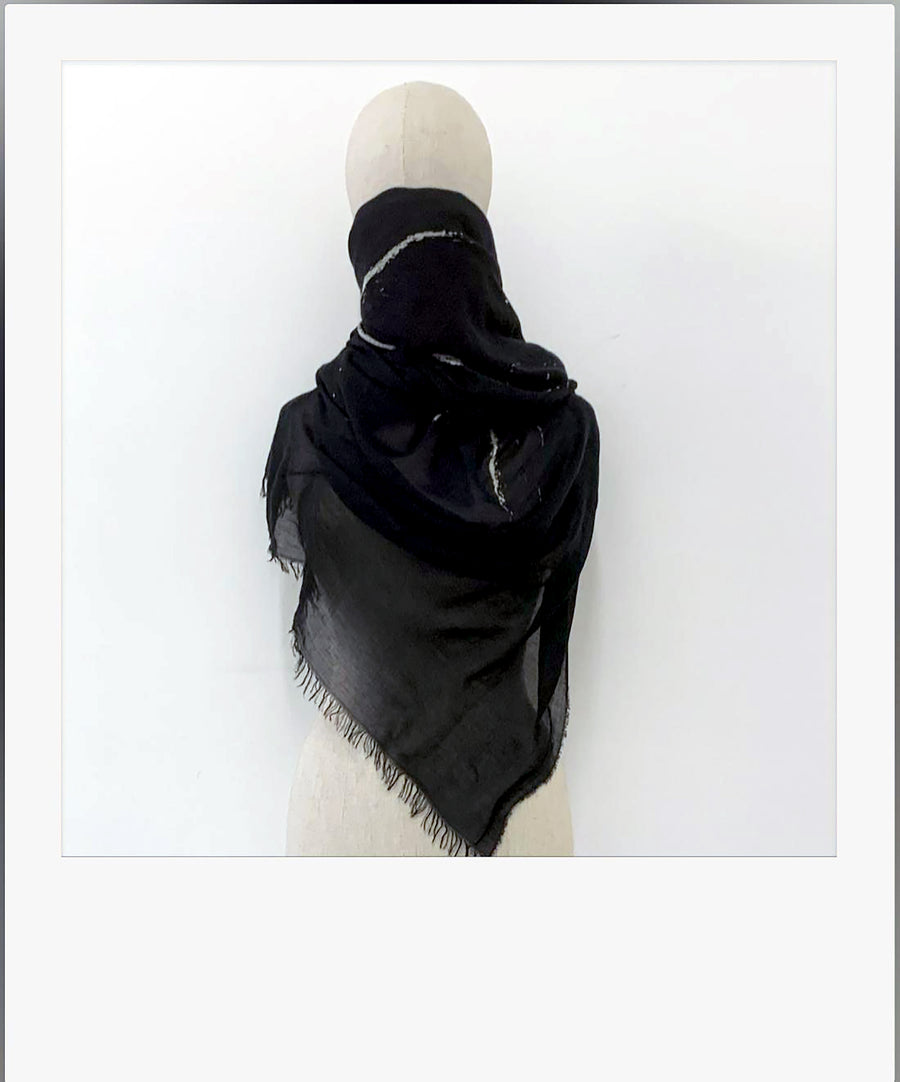 NYL Art Print Cashmere Modal Scarf
